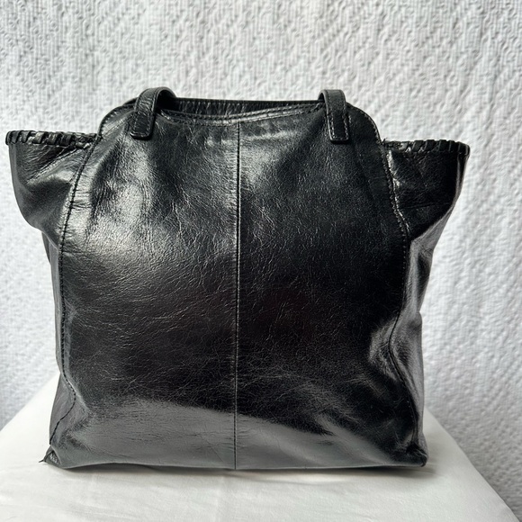 HOBO Praise Leather Tote Bag in Black - Picture 3 of 11